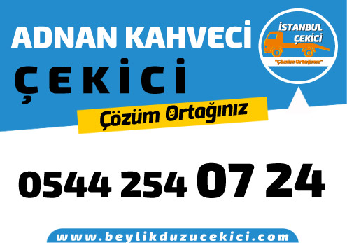 Adnan Kahveci çekici, 7/24 her marka ve model aracınız için en iyi ve en uygun hizmeti alabileceğiniz yetkili bir firmadır.